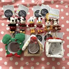 【未使用】 ディズニー クリスマス2024 ぬいぐるみチャーム ポーチ
