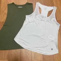 お値下げしました。FOREVER21ヨガウェア&asicsタンクトップ の2枚