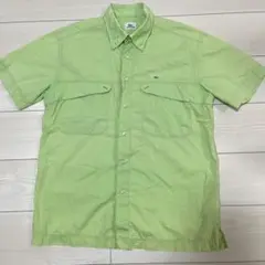 LACOSTE ライトグリーン 半袖シャツ
