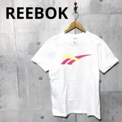 REEBOK リーボック メンズ ロゴプリントTシャツ M ホワイト