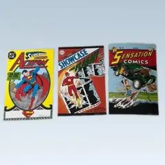 ガチャガチャ DC コミックカバーポスターコレクション スーパーマン フラッシュ