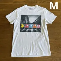 PAC-MAN アビーロード Tシャツ M 白 フォトプリント 横断歩道 公式