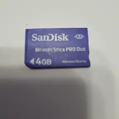 Sandisk メモリースティックプロデュオ 4GB