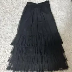 Ray BEMAS / チュール ティアード ヘム スカート