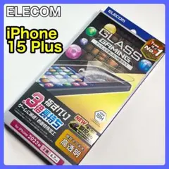 エレコム iPhone15Plus ガラスフィルム ゲーミング847