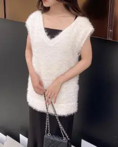 INGNI フェザーニットベスト