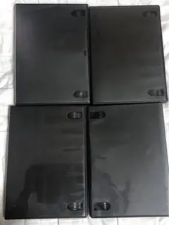 DVD 空ケース　1枚入り× 4個セット 黒
