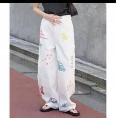 outdoor products ULT ライトダックセレモニーパンツ ペイント