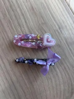 マイメロ×黒リボンのヘアピンセット