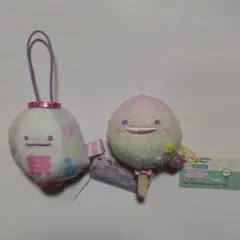 すみっコぐらし てのりぬいぐるみ　ちょうちんとわたあめのセット