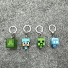 マイクラ　めじるしアクセサリー ガチャ クリーパー スライム スティーブ