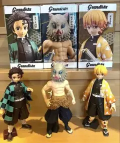 お値下げ中❣️鬼滅の刃　炭治郎　伊之助　善逸　グランデイスタ　フィギュア