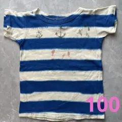 ボーダー　半袖Ｔシャツ　100