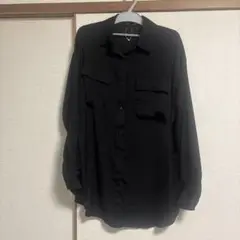 長袖ブラウス　ブラックF Green Parks
