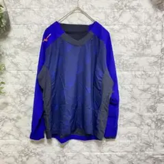 Mizuno　キッズ　150㎝　 長袖　ピステ ネイビー/ブルー　スポーツウェア