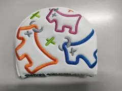 スコッティキャメロン マレットパターカバー ホワイト マジックテープ開封式