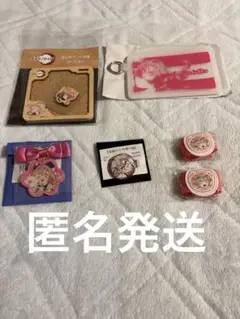 【8/2までの出品】 甘露寺蜜璃 チャーム　缶バッジ　コースター他　6点