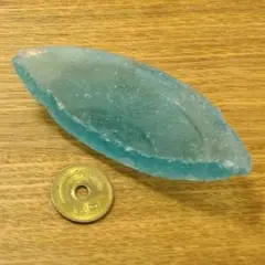 シーグラス　半月　特大