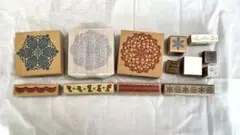スタンプ13個セット ドイリー JAPAN ART KODOMONOKAO