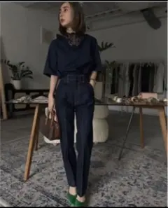 CENTER PRESS STRAIGHT DENIM