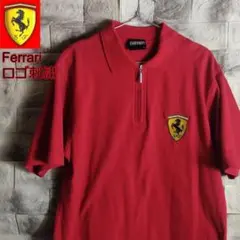 Ferrari フェラーリ ジップポロシャツ TS-366