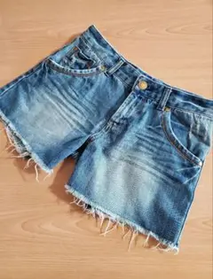 LOWRYS FARM デニムショートパンツ