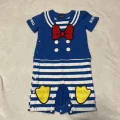 80cm【BABYDOLL】ディズニー　ドナルドダック風ロンパース セーラー服