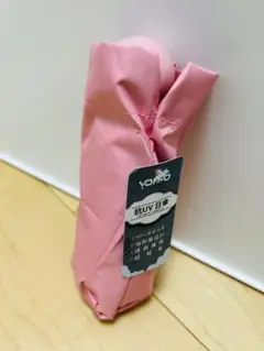 日傘　ピンク　６本骨　ミニサイズ　UVカット　遮光遮熱　晴雨兼用　袋付き