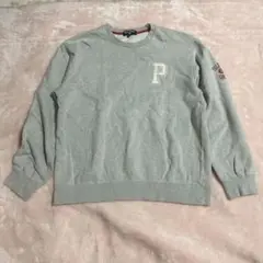 POLO JEANS COMPANY ラルフローレン　スウェット　ロゴ　グレー