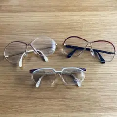 CAZAL ヴィンテージ 西ドイツ製 3本 デッドストック 眼鏡 カザール