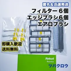 iRobot ルンバ フィルター6個＆エッジブラシ6個＆ブラシ 互換セット