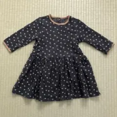 プチバトー　petit bateau 3ans 95cm 長袖ワンピース　ラメ