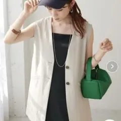 Discoat テックリネンノーカラージレ