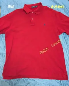 Polo Ralph Lauren レッド ポロシャツ XL 美品