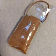 パンどろぼう　フラットメガネケース ブラウン