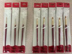 SUN-K トールペイント用筆 8本まとめ売りセット