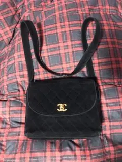 シャネルCHANELマトラッセ ヴィンテージ スエードショルダー