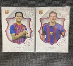 topps バルセロナ 125周年 セスク ファブレガス　エンリケ 2枚セット