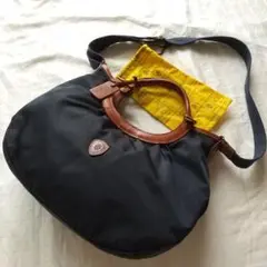 希少♡Felisi 2wayショルダーバッグ レザー ナイロン