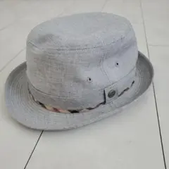 DAKSグレーのリネン風ハット春夏