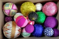 ハンドメイド　手毬１８個セット