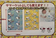 新品未開封　スヌーピー　タオルケット　毛布　ブランケット　2種類セット