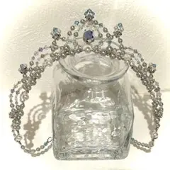 バレエティアラ　シルバー×クリスタル