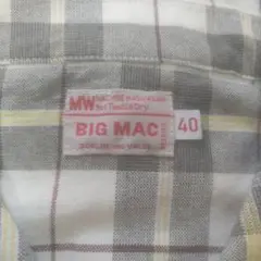 BIG MAC チェック柄シャツ 40