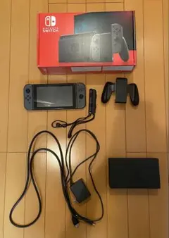 Nintendo Switch 本体 グレー 付属品完備、全て動作確認済み