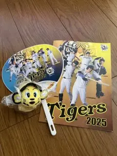 阪神タイガース　入場特典　リストバンド　うちわ　ノート