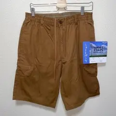 最安値❣️新品　ブラウン コットン 綿100 ショートパンツ　ハーフパンツ　L