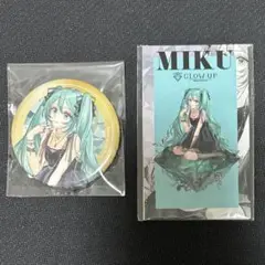 新品未開封★エテルノレシ 初音ミク 缶バッジ、カードセット