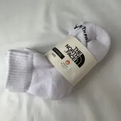 ノースフェイス キッズ ソックス 靴下 3足セット16～18cm 白 ロゴ