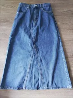 無印良品　デニムロングスカート